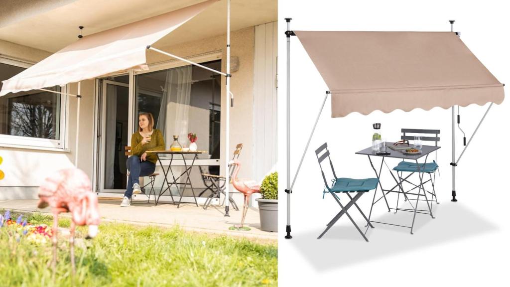 Relaxdays Toldo vela