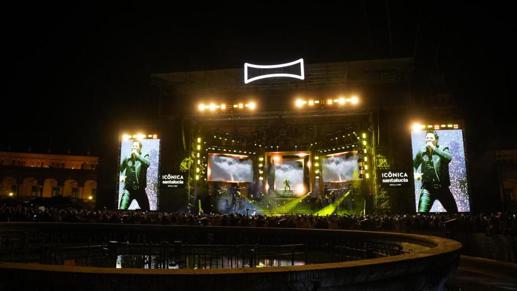 El concierto de Chayanne en el Icónica Santalucía Sevilla Fest.