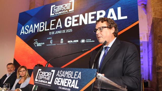 David Peña, reelegido presidente de la patronal de Cuenca por tercera vez.