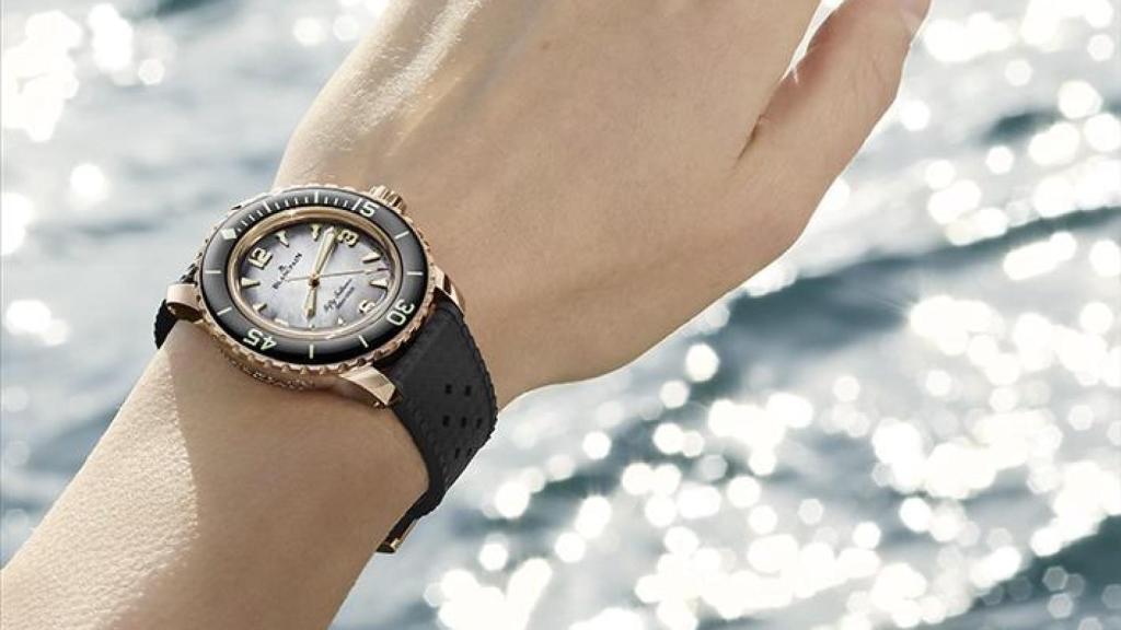 Detalle del nuevo modelo Fifty Fathoms de Blancpain.