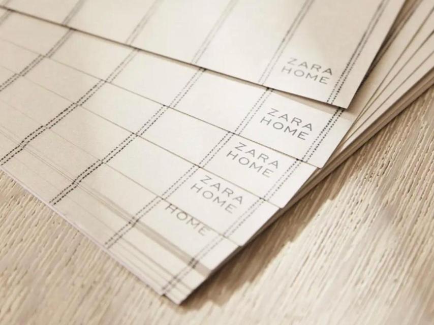 Tiras de perfume de Zara Home.