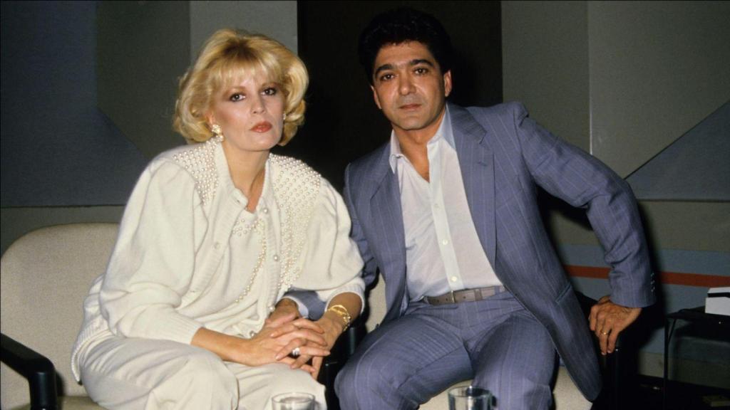 Bárbara Rey y Ángel Cristo, en 1980.