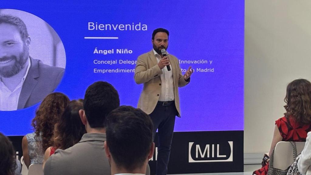 El concejal de Innovación y Emprendimiento, Ángel Niño, en el Madrid Innovation Lab