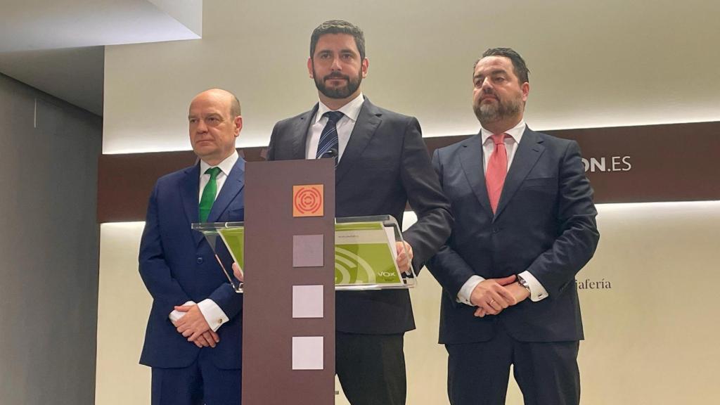 Alejandro Nolasco, en rueda de prensa