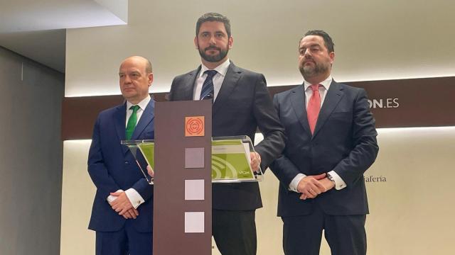 Alejandro Nolasco, en rueda de prensa