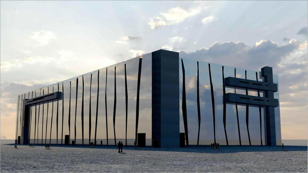 Recreación del edificio que contendrá el acelerador de partículas de IFMIF-DONES, cuya licitación, de 174 millones, se publicó el pasado jueves 12 de junio.