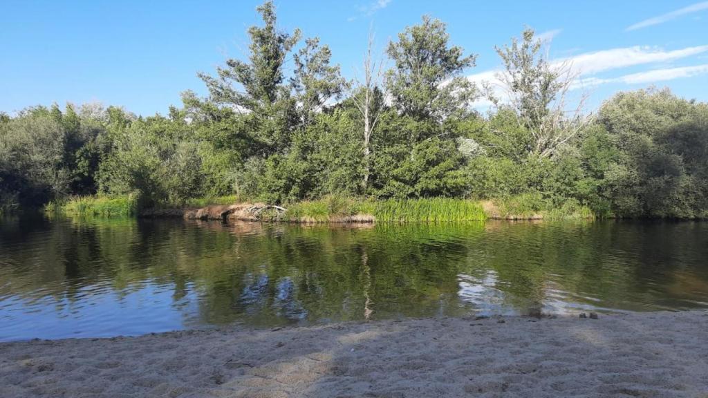 Playa fluvial del río Tera en Mózar