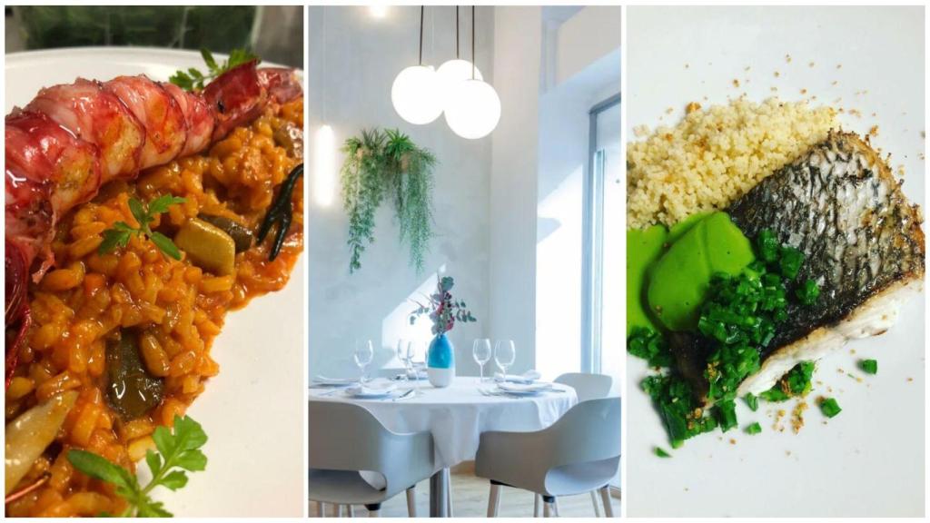 Platos del Restaurante Picadillo y del salón de La Mar Salada
