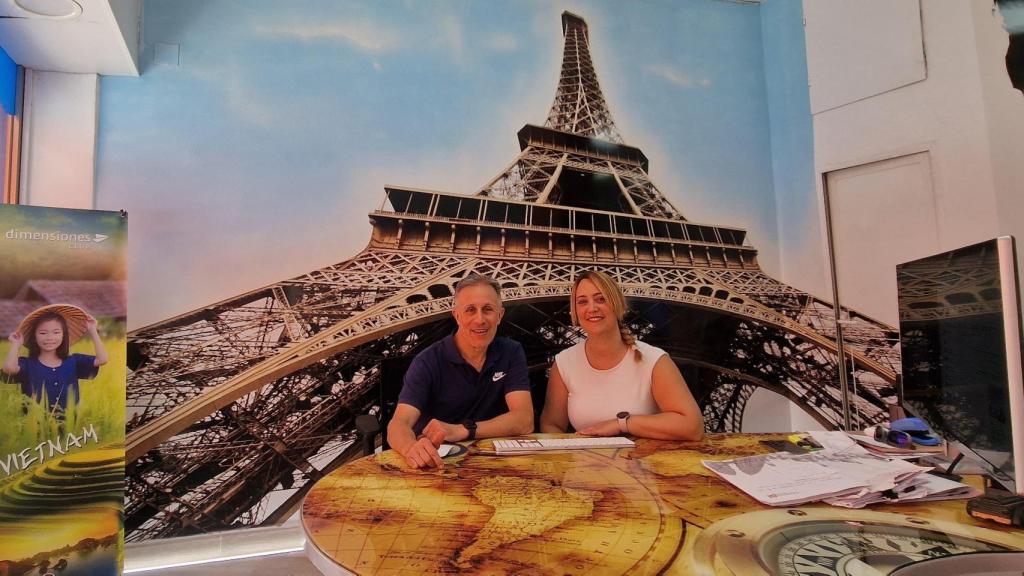 Prado Caballero y Víctor Azorín, de Viajes Támesis.