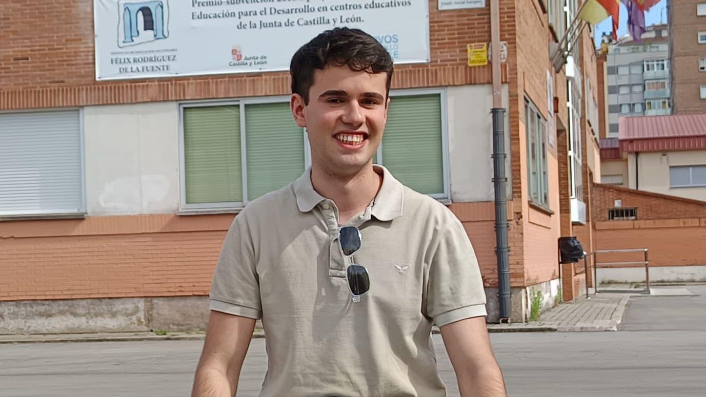 Álvaro, la mejor nota de la EBAU en Burgos, sorprendido: 