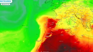 Las masas de aire cálido en altura que marcarán la última semana de la primavera. Meteored.