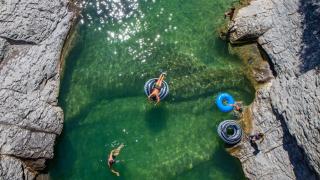 Zonas de baño del río Bellós.