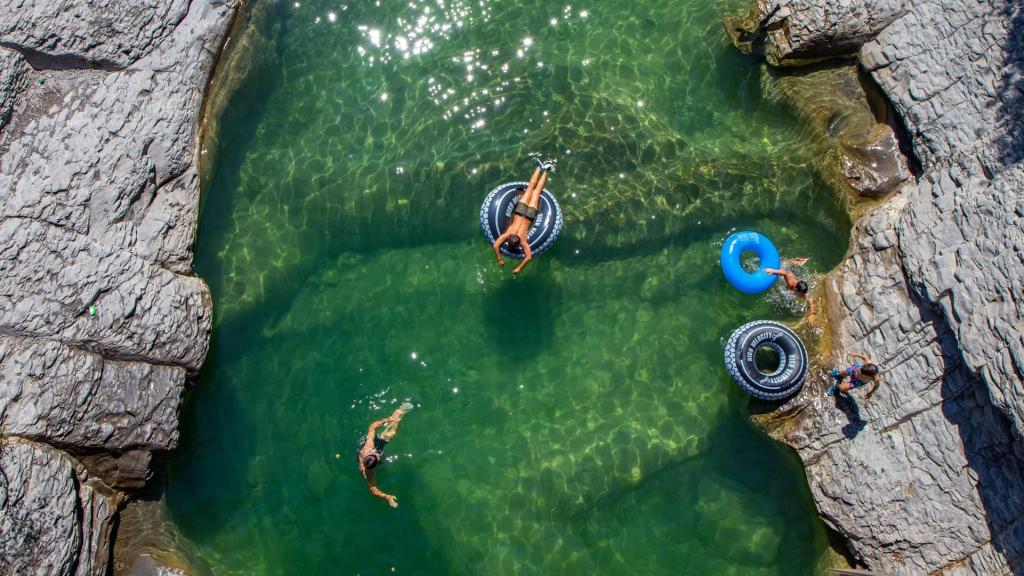 Zonas de baño del río Bellós.