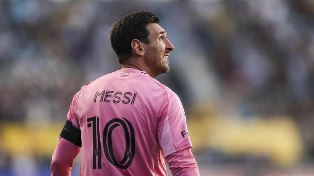 Leo Messi, durante un partido con el Inter de Miami
