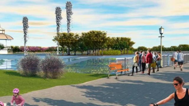 Infografía de uno de los espacios previstos en el Gran Parque de la Costa del Sol.