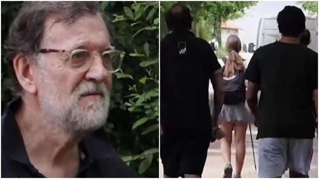Mariano Rajoy en el Camino de Santiago