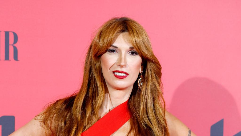 La historiadora y escritora Valeria Vegas en un acto público en junio de 2023, en Madrid.