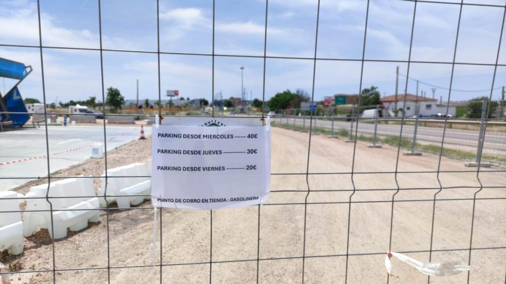 Aparcamiento ilegal en Vistalegre