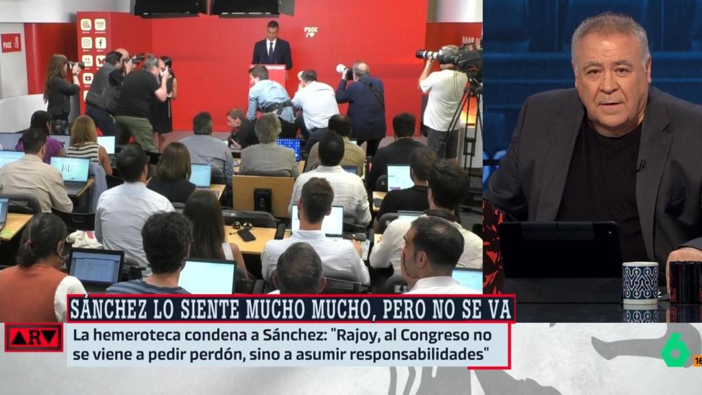 Antonio García Ferreras en 'Al rojo vivo'.