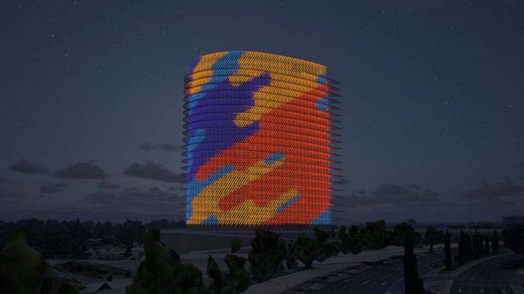 La Torre, en otro 'render'.