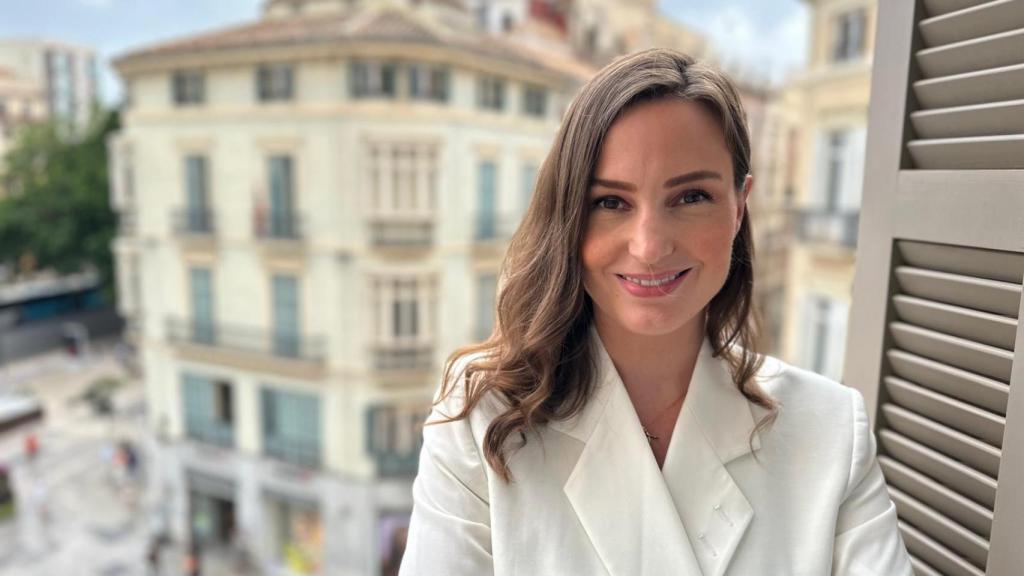 Lena Hackelöer en la oficina de Málaga de Brite Payments.