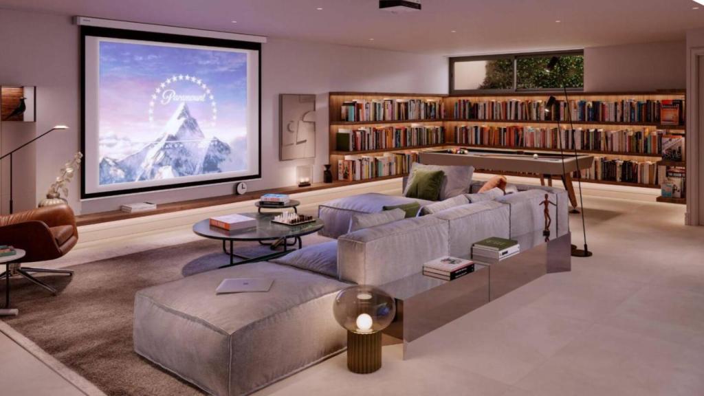 Interior de una de las viviendas de Adendia.