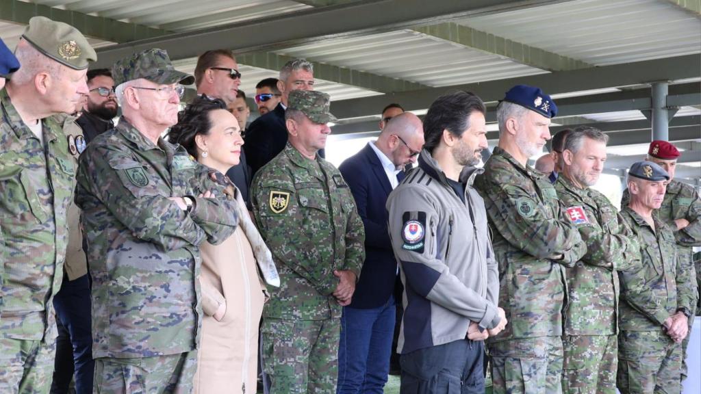 El rey Felipe VI, esta semana durante las maniobras.