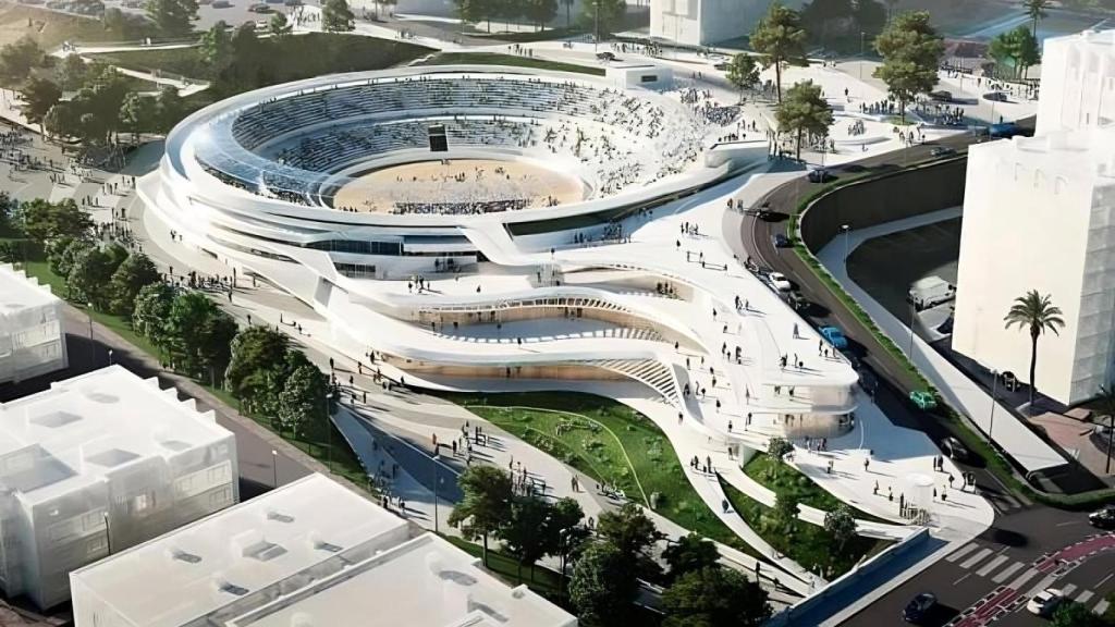 Una de las recreaciones con que se presentó el proyecto para transformar la plaza de toros de Benidorm.