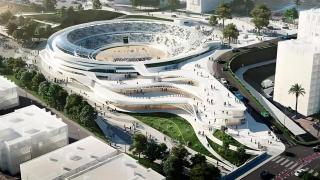 Una de las recreaciones con que se presentó el proyecto para transformar la plaza de toros de Benidorm.