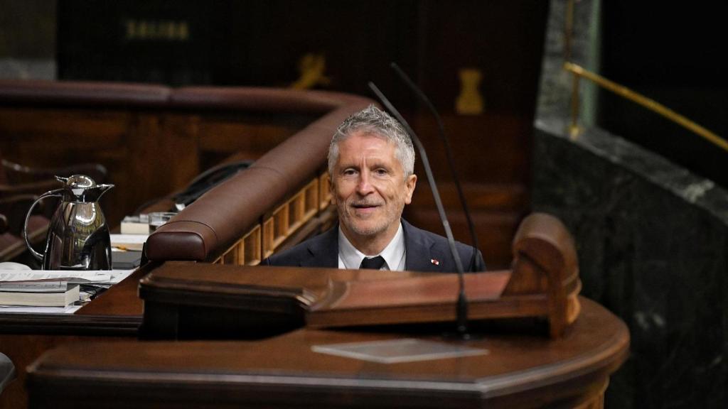 El ministro del Interior, Fernando Grande-Marlaska, el miércoles en el Congreso.