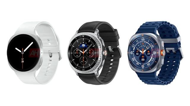 Los tres relojes de Samsung