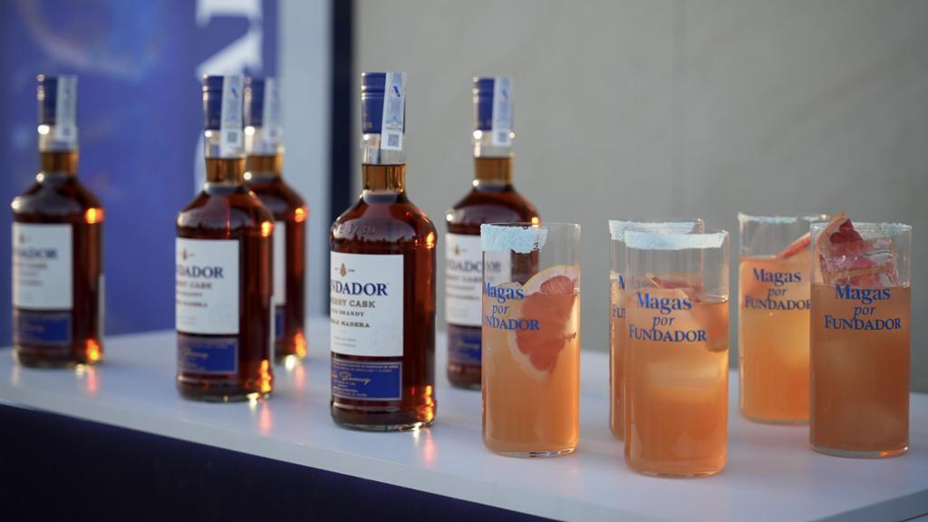 El cóctel 'Magas por Fundador' elaborado con Brandy Fundador Sherry Cask Doble Madera.