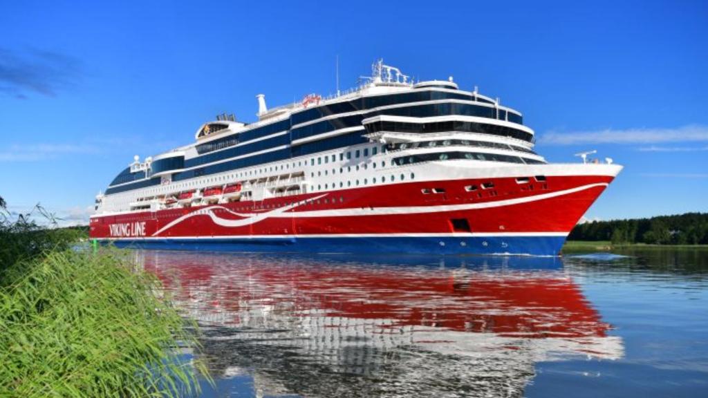 Uno de los ferrys actuales de Viking Line.