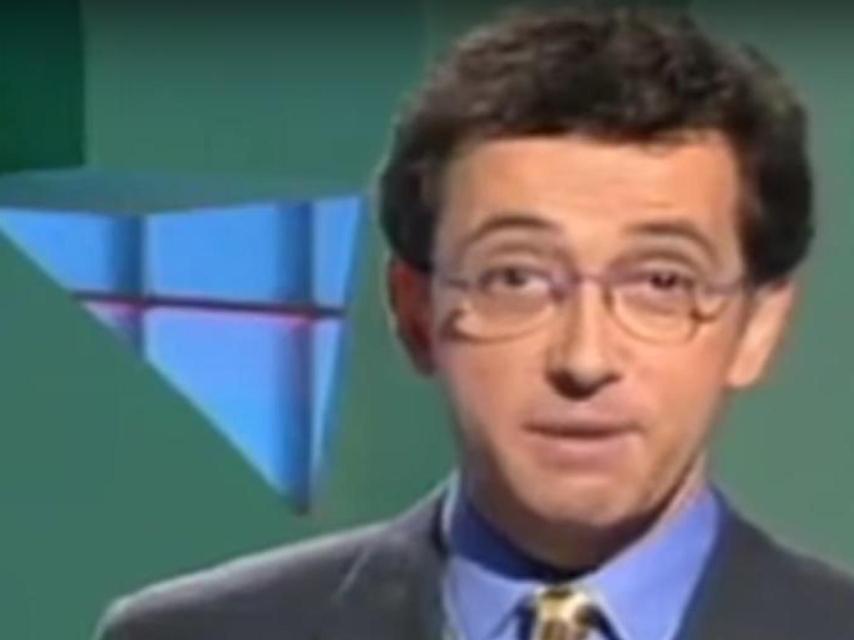 Jordi Hurtado en 'Juguemos al Trivial' en 1993.