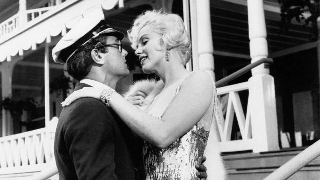Tony Curtis y Marilyn Monroe en 'Con faldas y a lo loco' (Billy Wilder, 1959)