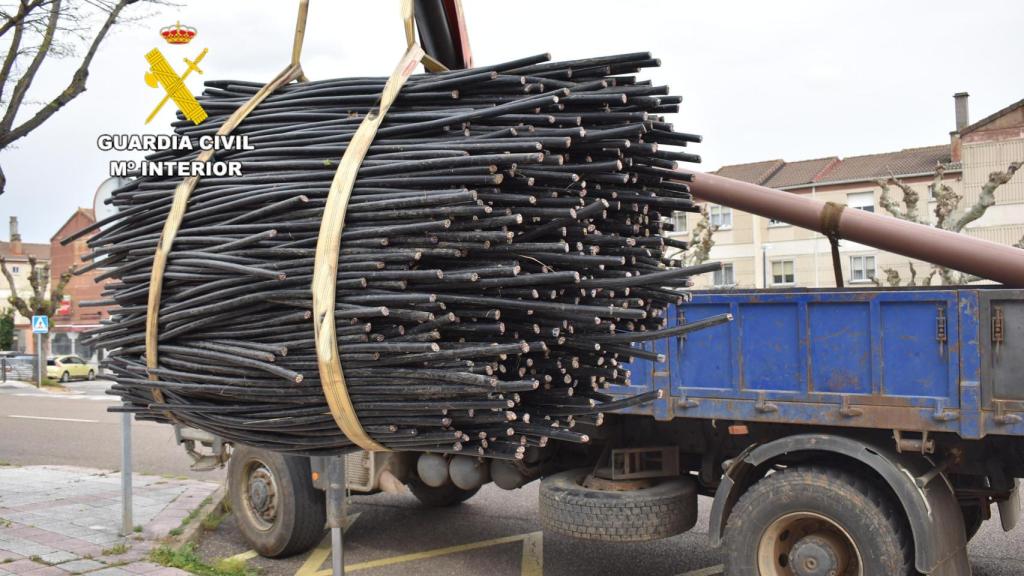 Imagen del cobre recuperado