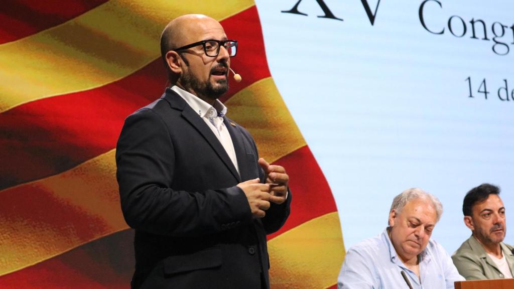 Alberto Izquierdo, durante el Congreso del PAR