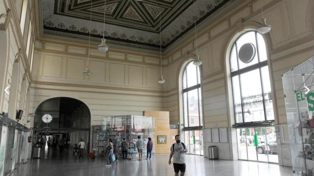 El edificio de la estación de trenes de Valladolid