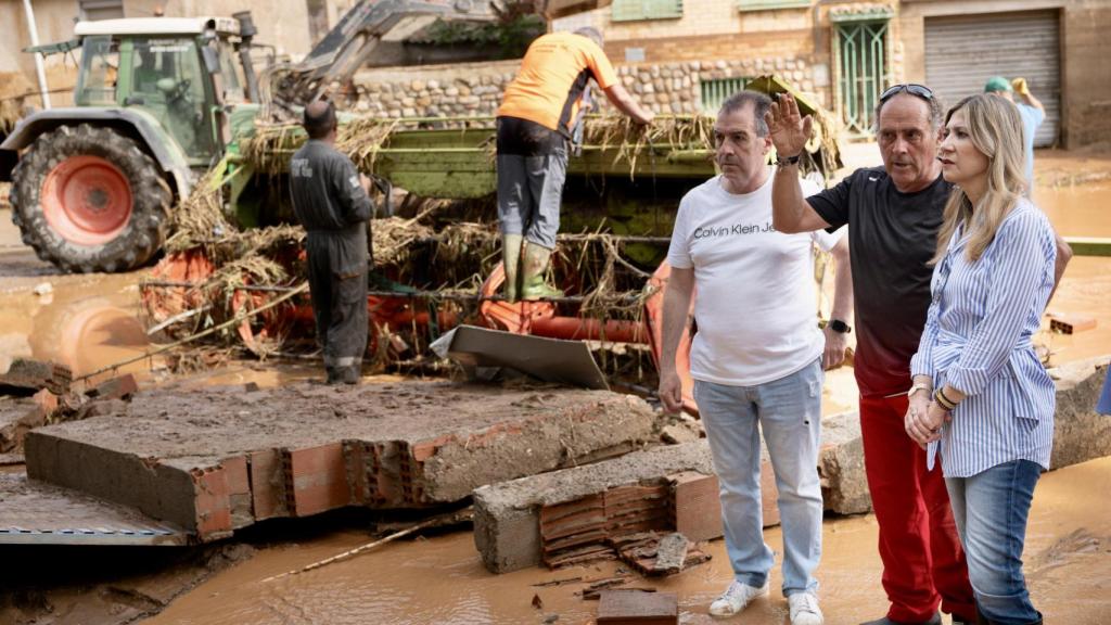 Daños en uno de los municipios aragoneses afectados por las tormentas.