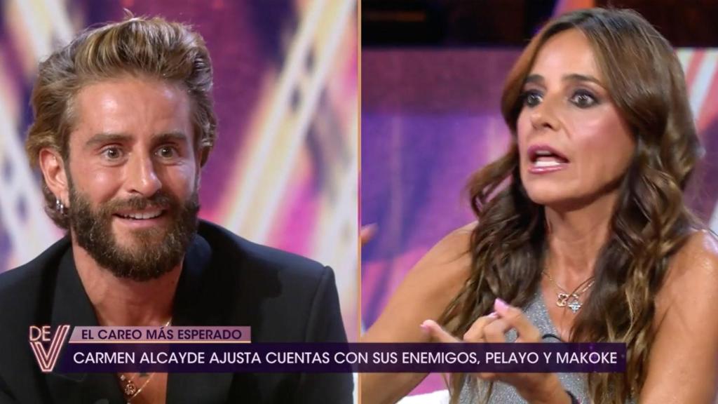 Pelayo Díaz y Carmen Alcayde en 'De viernes'.