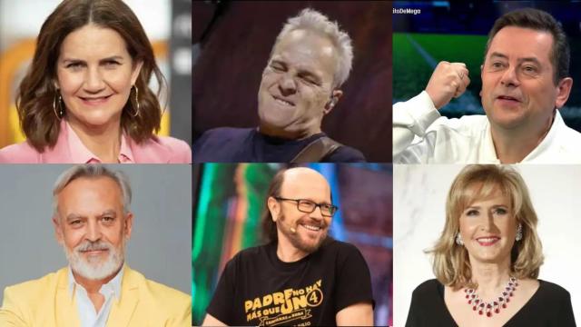 Montaje con algunos de los famosos que han apoyado la campaña en defensa del AVE