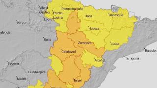 Avisos activos de la Aemet.