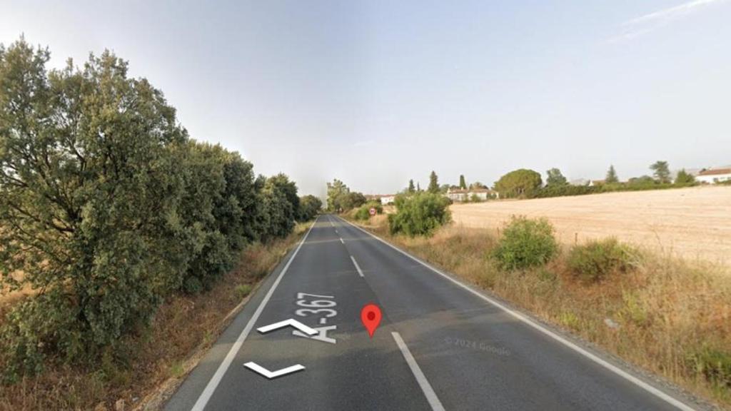 Imagen de la carretera donde se ha producido el accidente en Ronda.