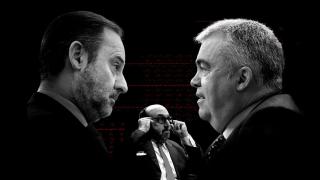 José Luis Ábalos, Koldo García y Santos Cerdán.