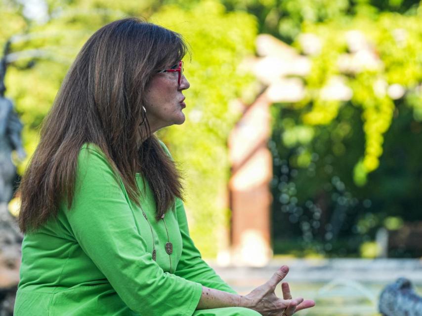 Soraya Rodríguez, durante la entrevista concedida a EL ESPAÑOL.