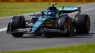 Fernando Alonso durante la clasificación del GP de Canadá.