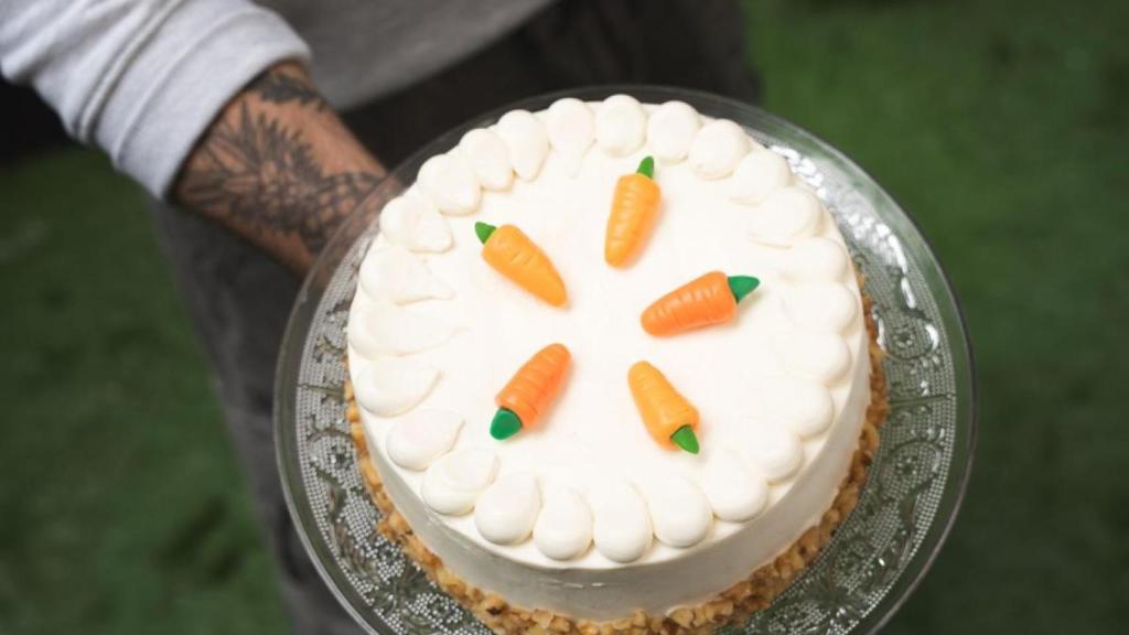 Un delicioso Carrot cake.