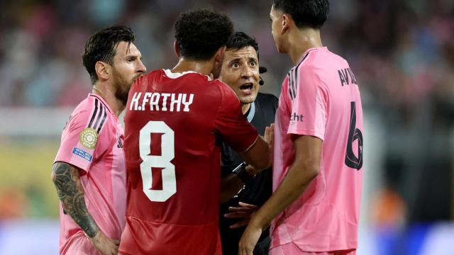 Leo Messi, en el partido inaugural del Mundial de Clubes entre Al Ahly e Inter Miami