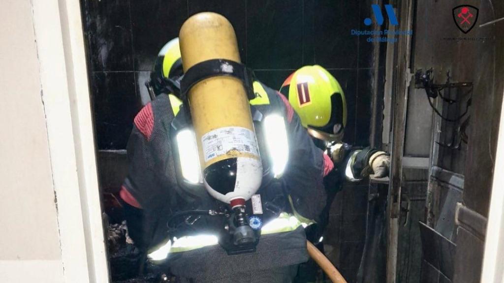 Bomberos del Consorcio Provincial de Málaga.