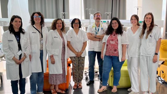 Parte del equipo médico del Hospital de  Elche.